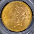 1873 $20 Open 3 Liberty Head Double Eagle PCGS MS62