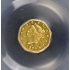 1870 25C BG-762 California Fractional Gold PCGS AU58