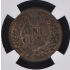1873 CLOSED 3 Bronze Indian Cent 1C NGC MS62BN