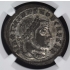Maximinus II, AD 310-313 ROMAN EMPIRE BI Nummus NGC AU50 Silvering