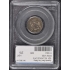 1821 10C Large Date Capped Bust Dime PCGS VF25