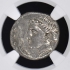 late 4th Century BC PAPHLAGONIA, SINOPE AR Drachm NGC MS 60 Nymph Dolphin