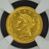 1843-D Quarter Eagle $2.50 NGC AU55+