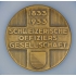 1933 Switzerland Bronze, Swiss Company Officer NGC MS65 BN