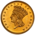 1876 G$1 Gold Dollar PCGS PR64CAM (CAC) Mintage 45