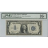 1934 $1 Silver Certificate FR#1606* (*A Block) PMG VF35 Choice Very Fine EPQ