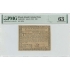 1780 July 2 $20 Rhode Island Colonial Note RI-289 PMG CU63 Issued
