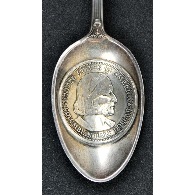1892 Columbian Half Dollar Columbian Expo Spoon