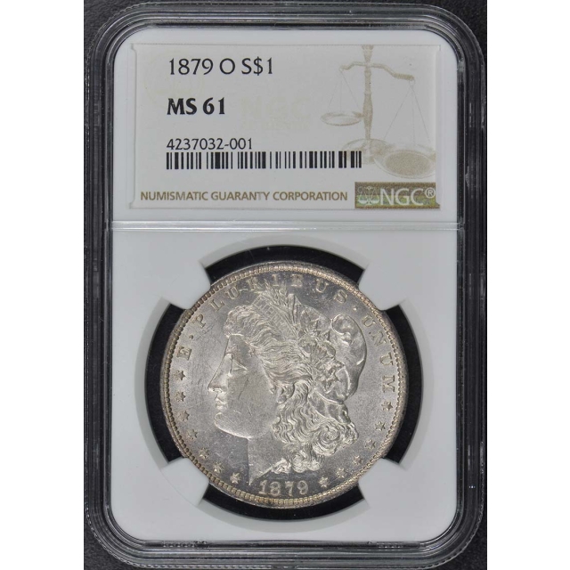 1879-O Morgan Dollar S$1 NGC MS61