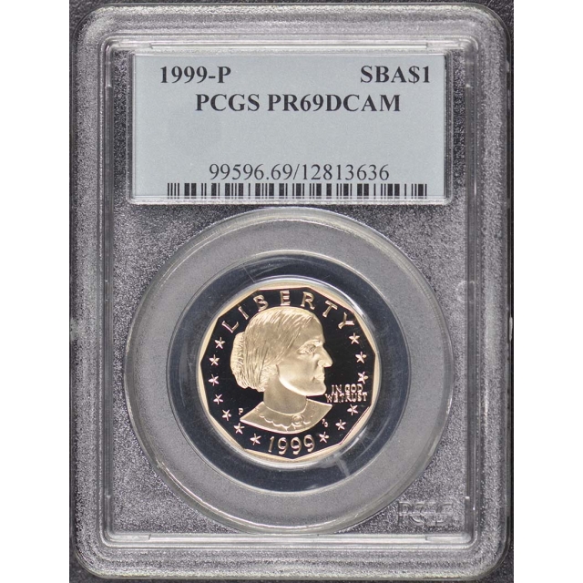 1999-P SBA$1 Susan B. Anthony Dollar PCGS PR69DCAM