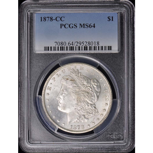 1878-CC $1 Morgan Dollar PCGS MS64