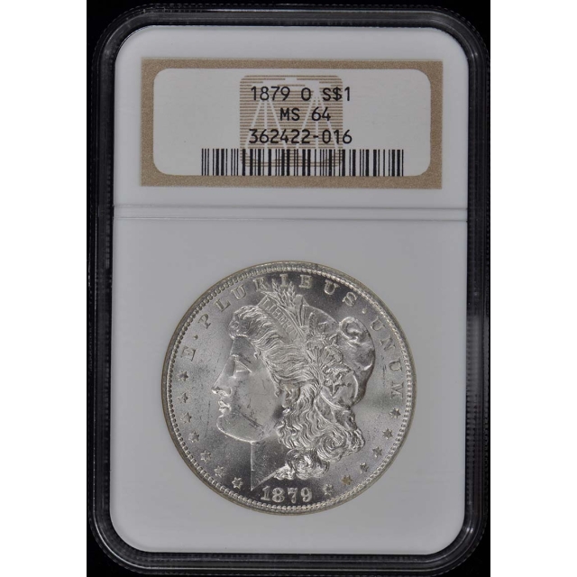 1879-O Morgan Dollar S$1 NGC MS64