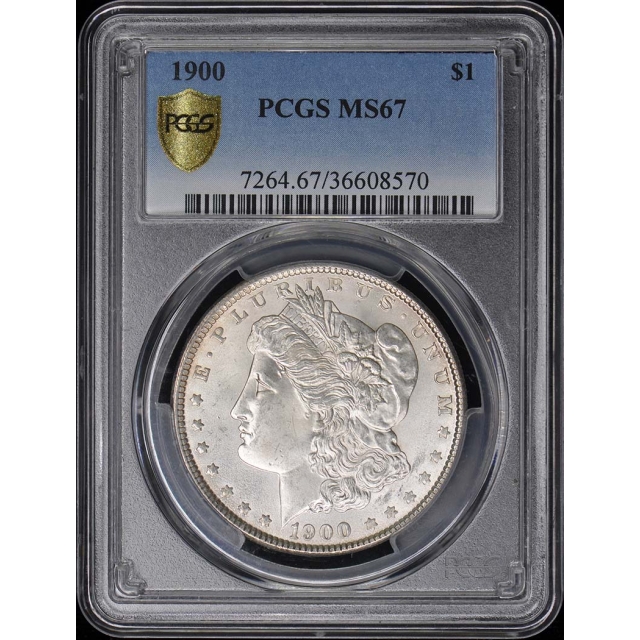 1900 $1 Morgan Dollar PCGS MS67