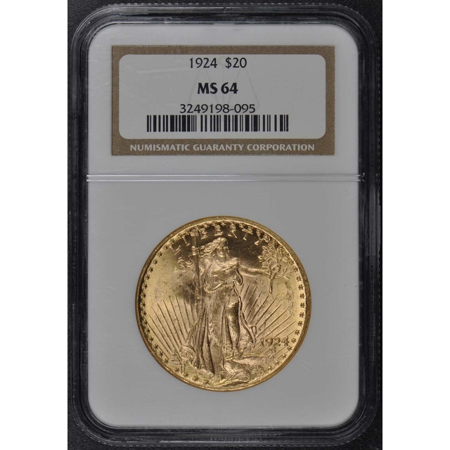 1924 Saint-Gaudens $20 NGC MS64