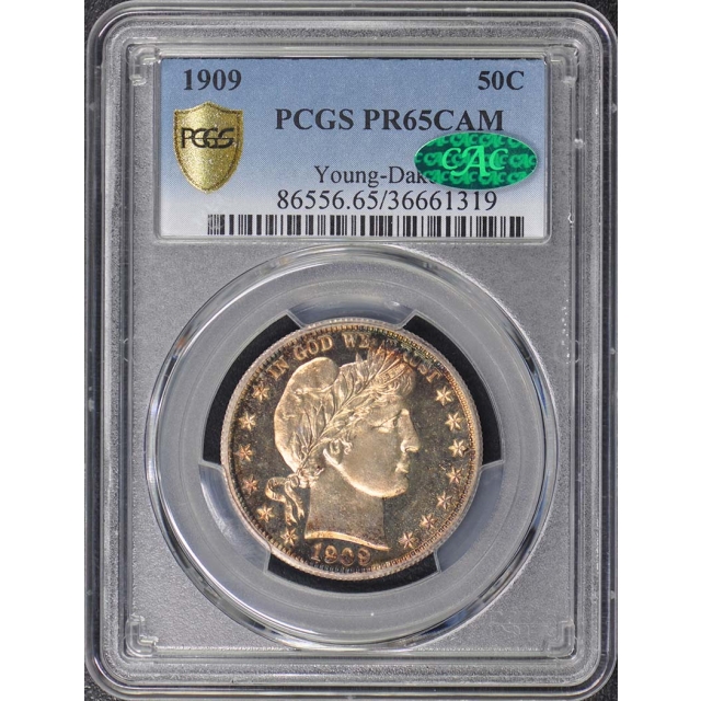 1909 6-Coin Proof Set PCGS PR66+RB to PR65CAM (CAC)