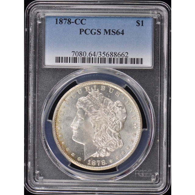 1878-CC $1 Morgan Dollar PCGS MS64