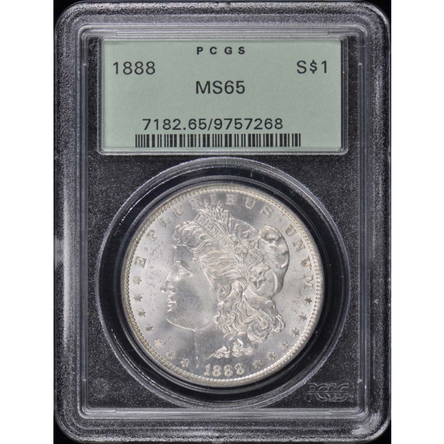 1888 $1 Morgan Dollar PCGS MS65