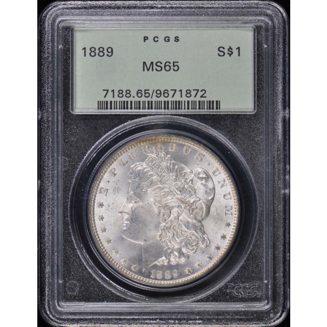 1889 $1 Morgan Dollar PCGS MS65
