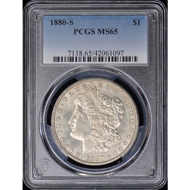 1880-S $1 Morgan Dollar PCGS MS65