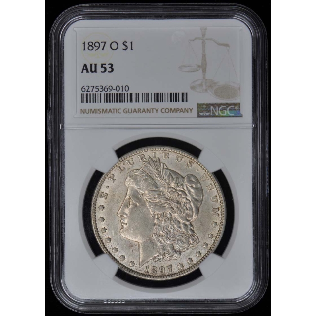 1897-O Morgan Dollar S$1 NGC AU53