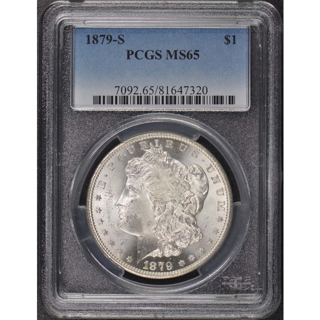 1879-S $1 Morgan Dollar PCGS MS65