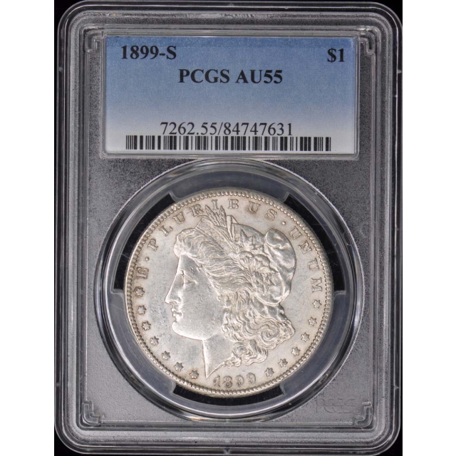 1899-S $1 Morgan Dollar PCGS AU55