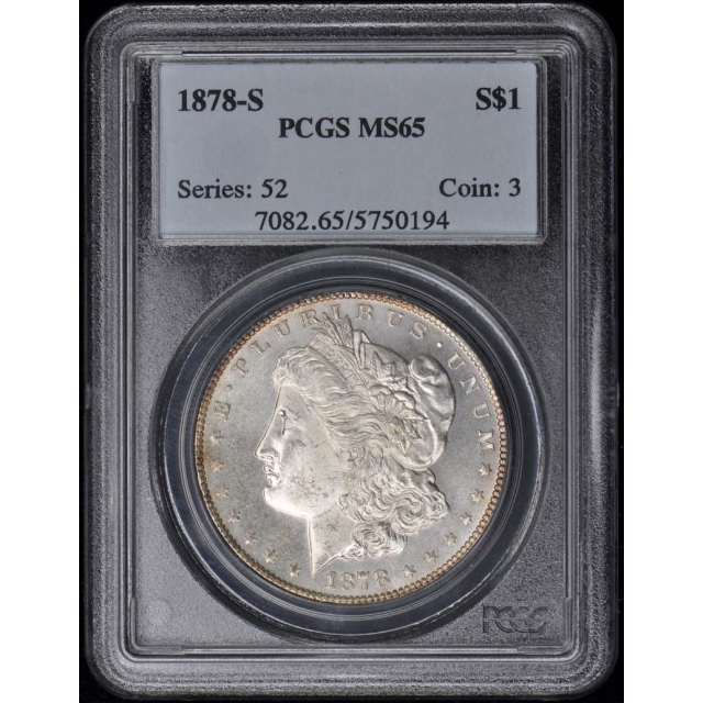 1878-S $1 Morgan Dollar PCGS MS65