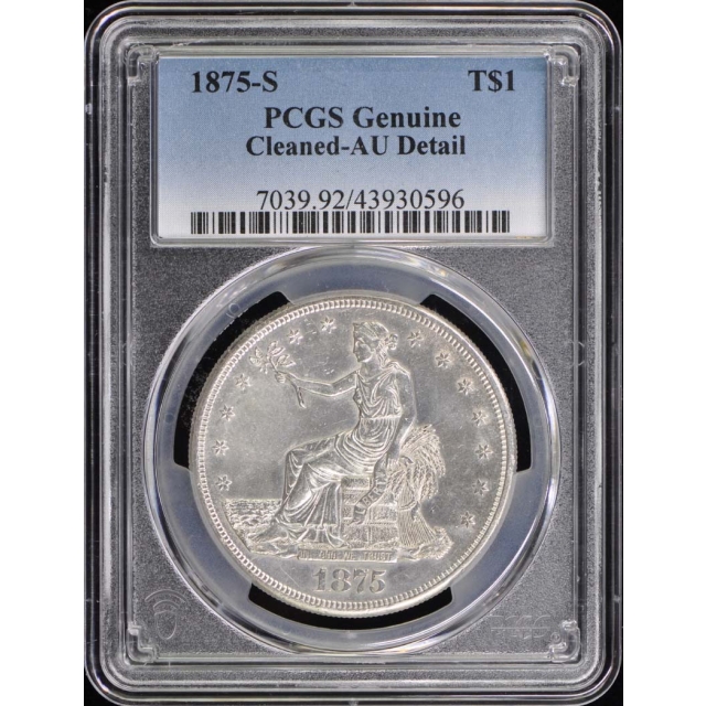 1875-S T$1 Trade Dollar PCGS AU Detail