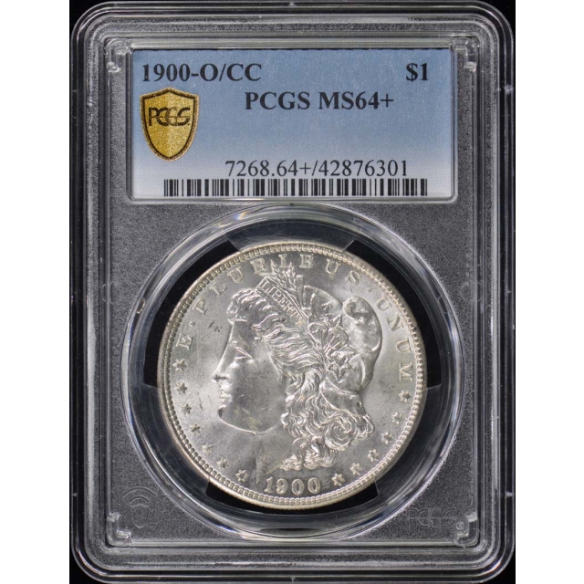 1900-O/CC $1 Overmintmark Morgan Dollar PCGS MS64+
