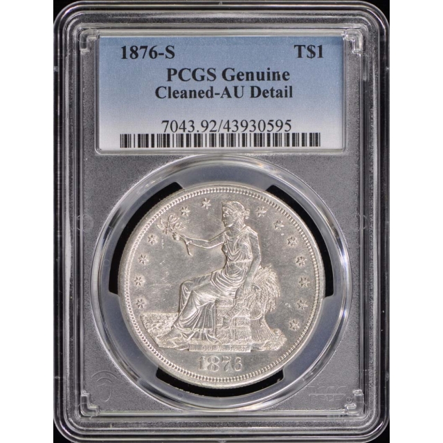 1876-S T$1 Trade Dollar PCGS AU Detail