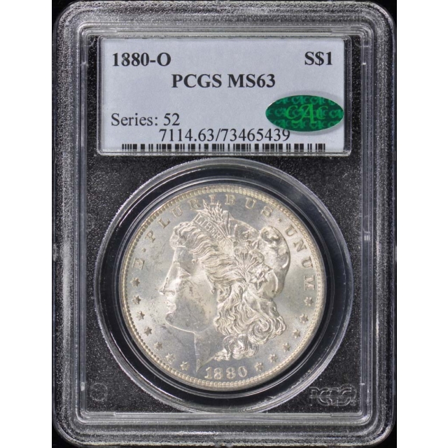 1880-O $1 Morgan Dollar PCGS MS63 (CAC)