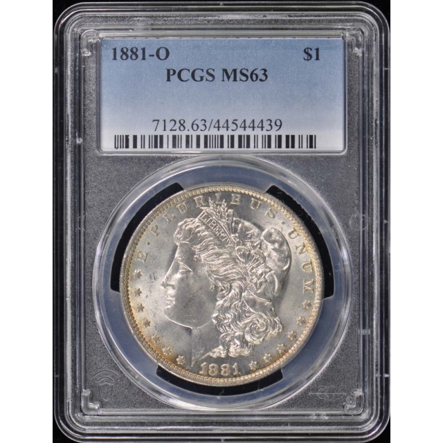 1881-O $1 Morgan Dollar PCGS MS63