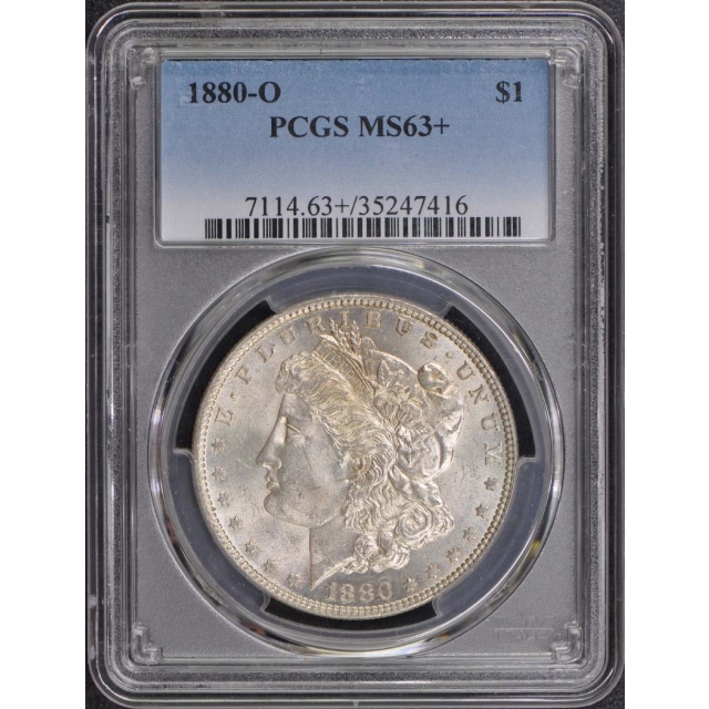 1880-O $1 Morgan Dollar PCGS MS63+