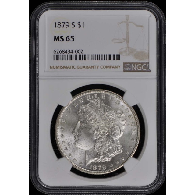 1879-S Morgan Dollar S$1 NGC MS65