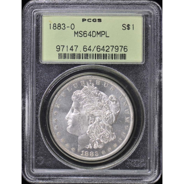 1883-O $1 Morgan Dollar PCGS MS64DMPL OGH