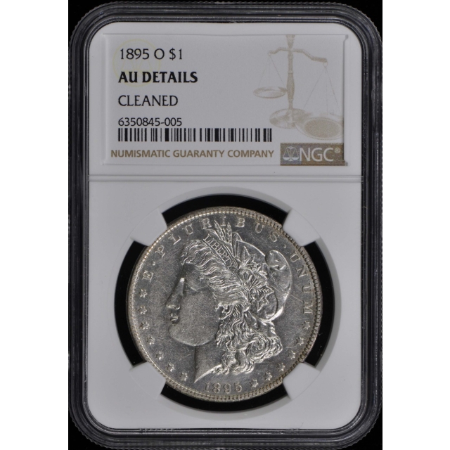 1895-O O Morgan Dollar S$1 NGC AU Details