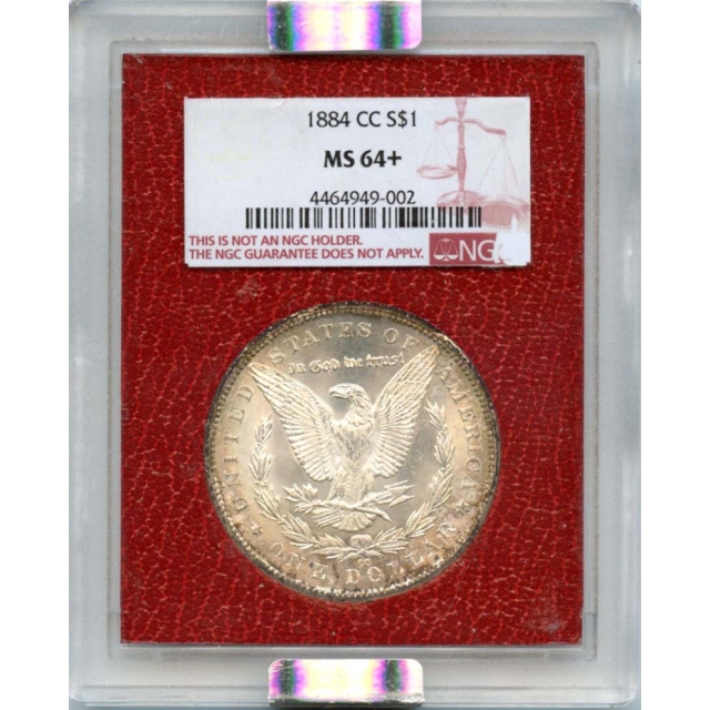 1884-CC Morgan Dollar S$1 Paramount NGC MS64+