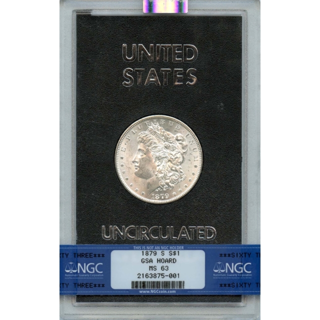 1879-S Morgan Dollar GSA HOARD S$1 NGC MS63