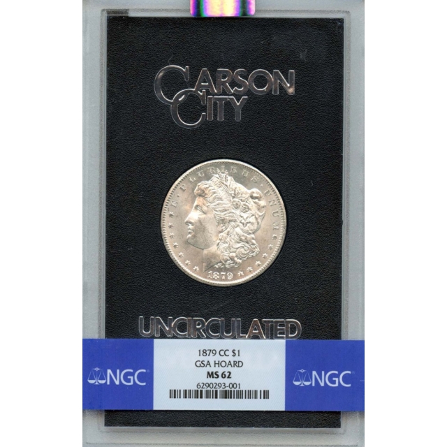 1879-CC Morgan Dollar GSA HOARD S$1 NGC MS62