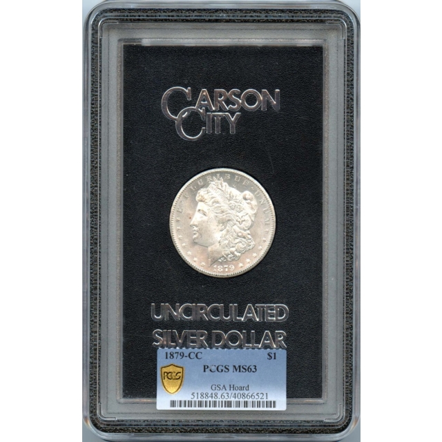 1879-CC $1 Silver Morgan Dollar PCGS MS63
