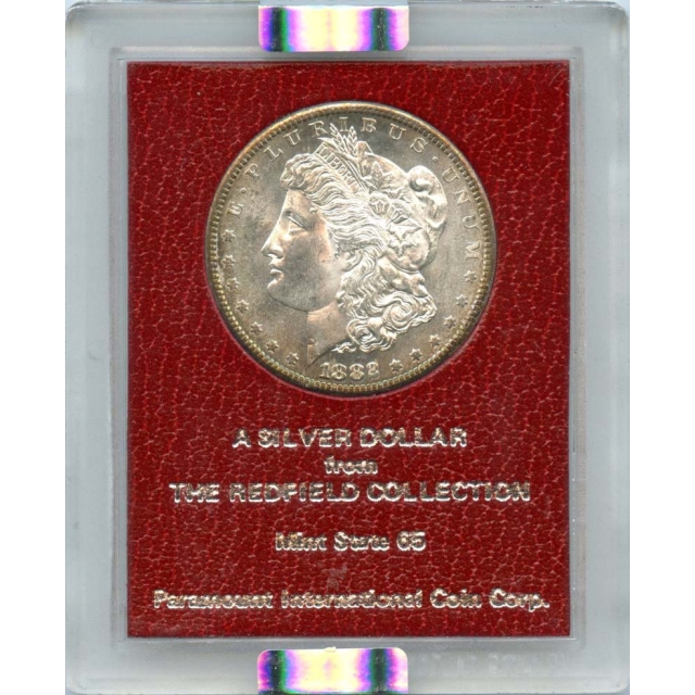 1882-S Morgan Dollar S$1 Redfield Collection NGC MS65