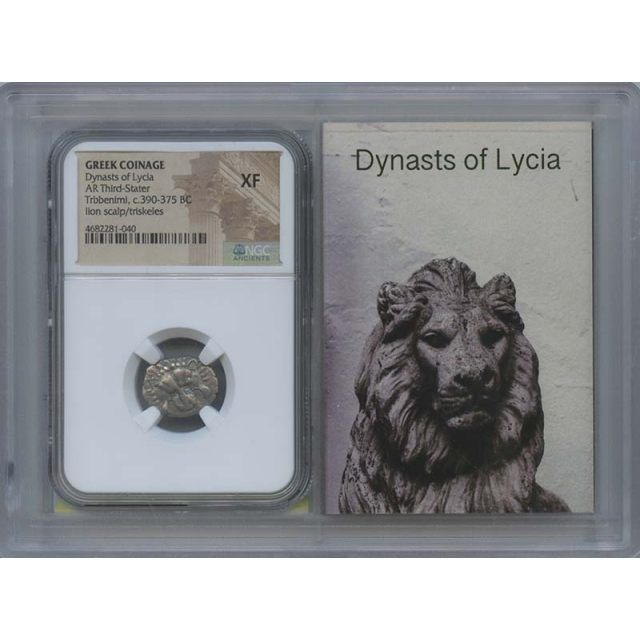 390-375 BC Dynasty of Lycia AR Third Stater NGC XF 40 Story Vault 