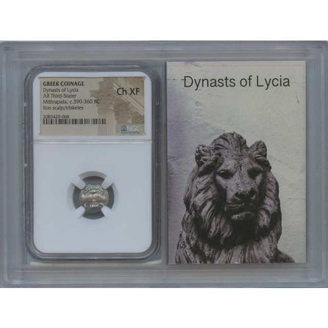 Dynasts Lycia c390-360 BC AR Third Stater Greek NGC CH XF 45 