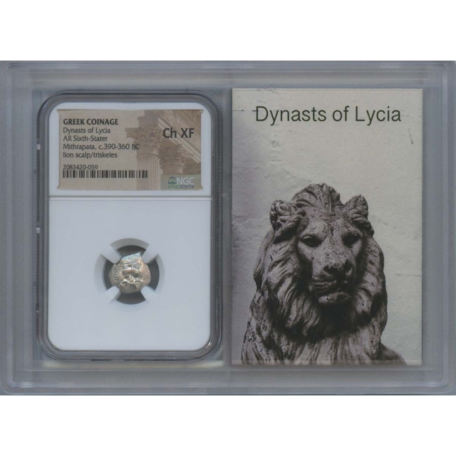 390-360 Dynasts of Lycia AR Third Stater Greek NGC XF45 Story Vault