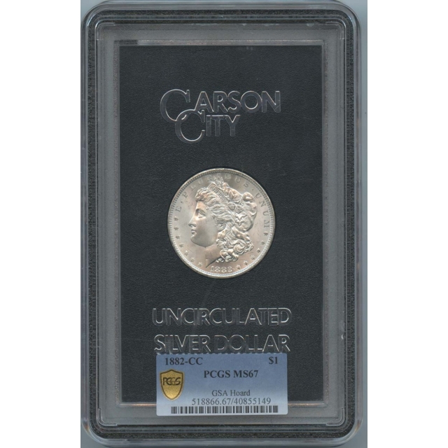 1882-CC  $1 Morgan Dollar GSA PCGS MS67
